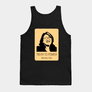 Truth To Power Squad Rashida Tlaib Tank Top